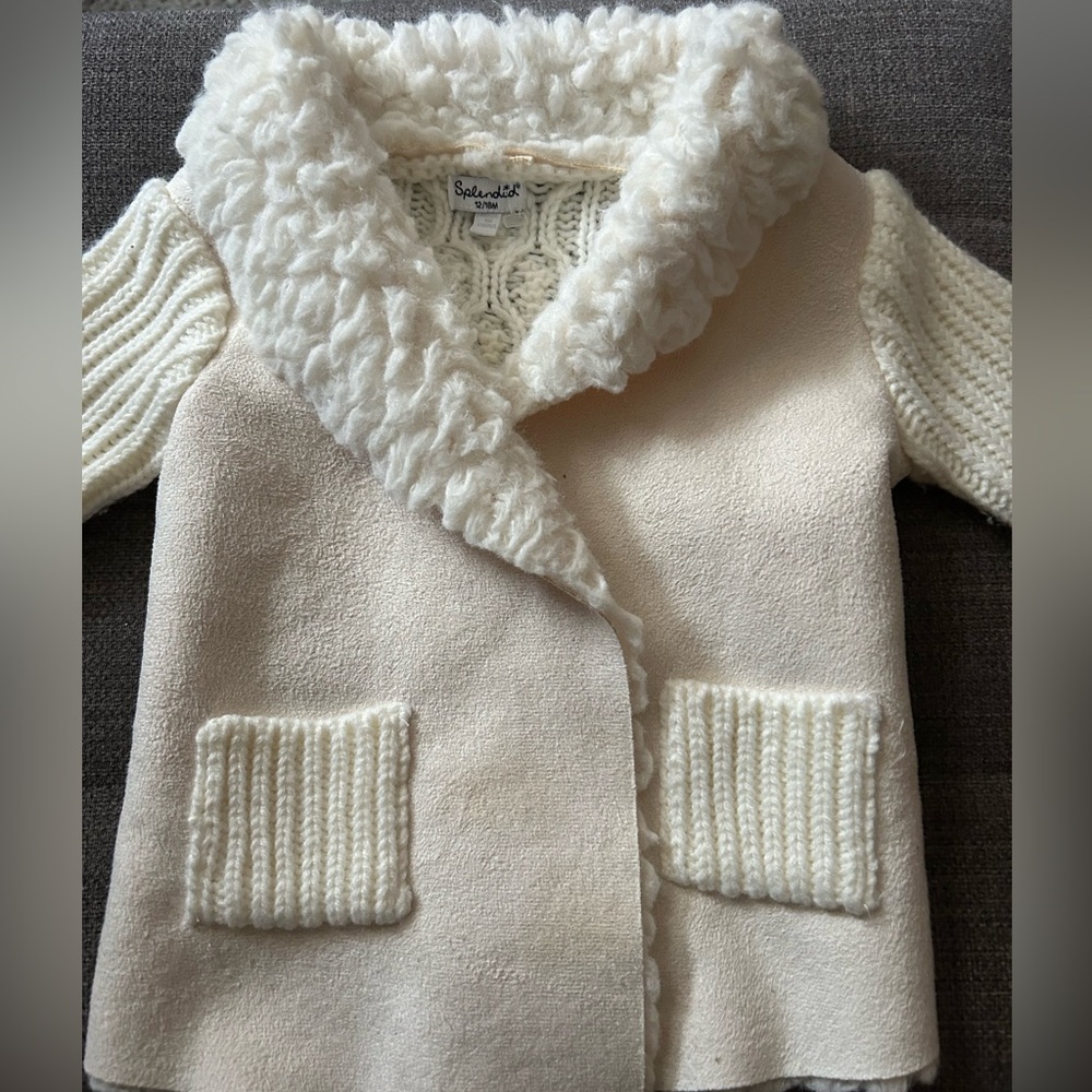 Splendid Boutique Cream Knit Cardigan